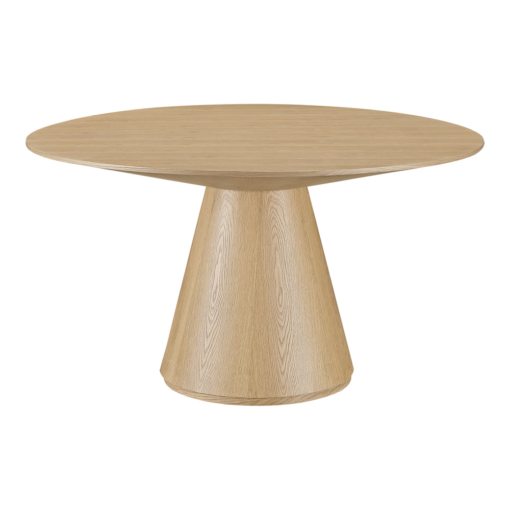 Moe's Home Otago Dining Table Round Oak KC-1028-24