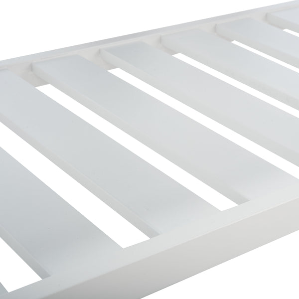 Kiko 2 Drawer 2 Shelf Kitchen Cart White / Natural  Wood KCH8704A