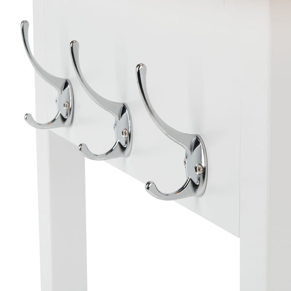 Kiko 2 Drawer 2 Shelf Kitchen Cart White / Natural  Wood KCH8704A