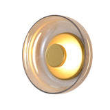 Bethel Gold LED Wall Sconce in Metal & Glass