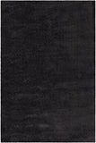 Chandra Rugs Keira 100% Viscose Hand-Woven Contemporary Rug Black 9' x 13'