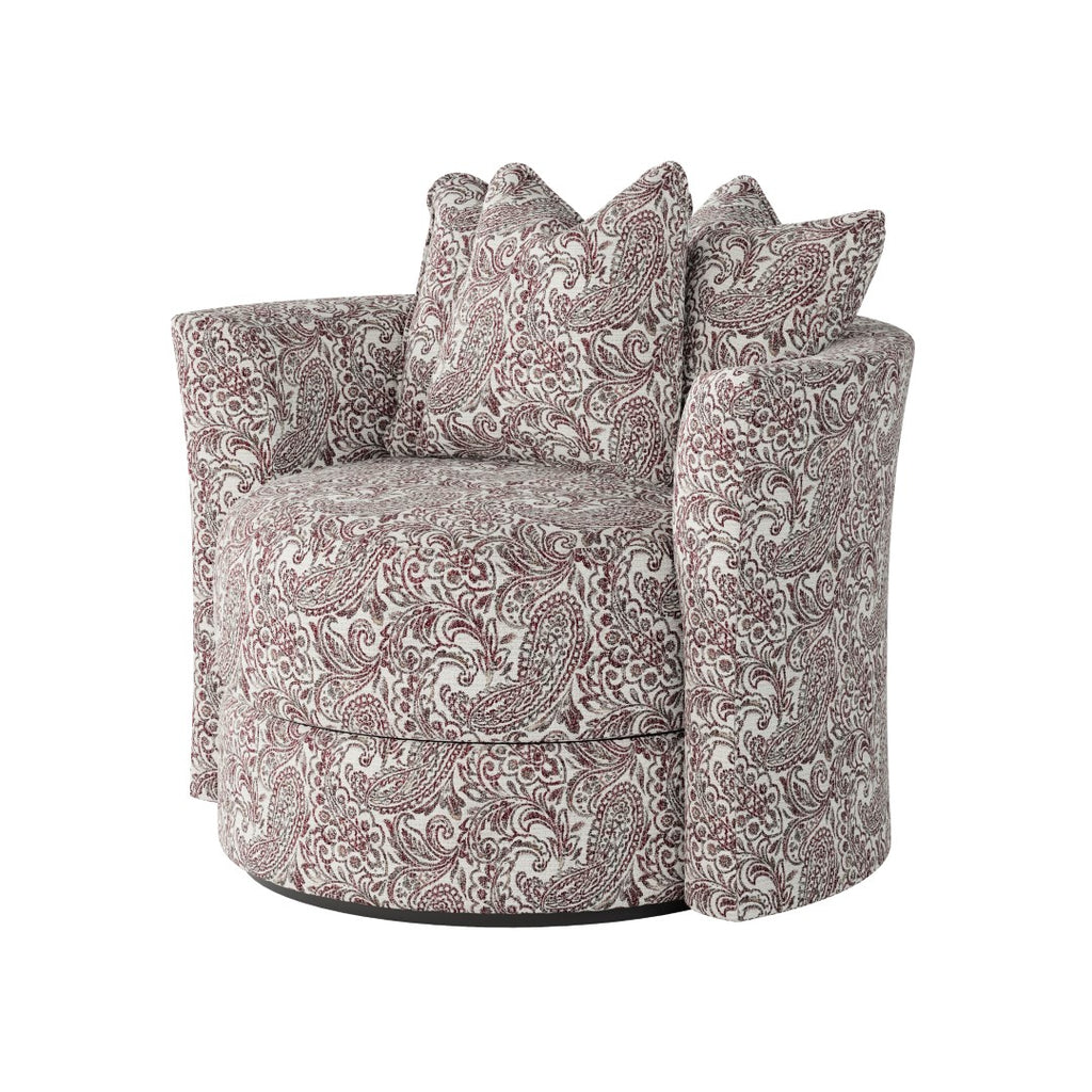 Southern Motion Wild Child  109 Transitional Scatter Pillow Back Swivel Chair 109 330-40