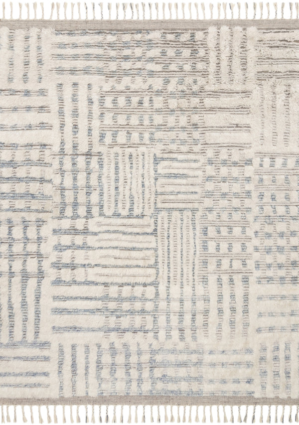 Loloi Khalid KF-01 100% Wool Hand Knotted Rug KHALKF-01IVSC96D6