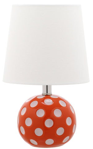 Polkadot Mini Table Lamp - Vintage-Inspired Design for Chic Home Decor with Whimsical Touch