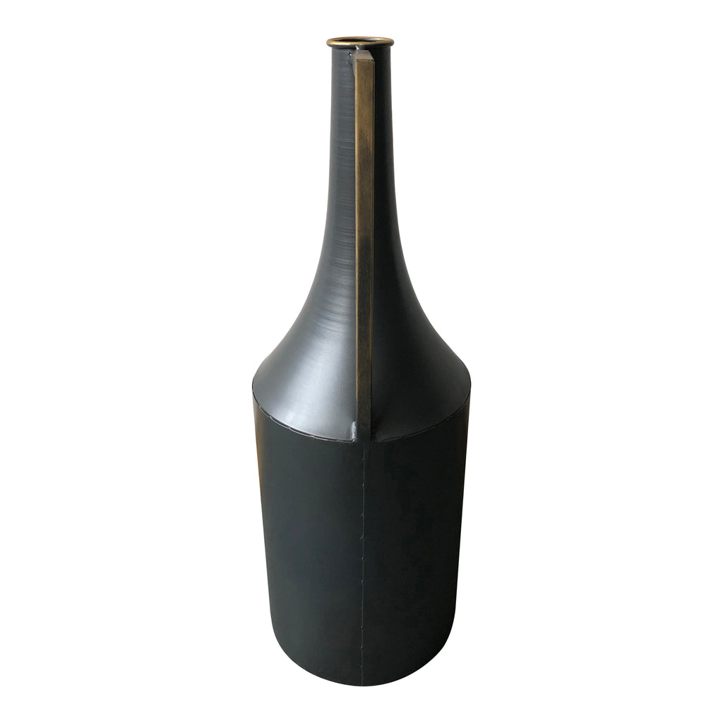 Moe's Home Primus Metal Vase Black