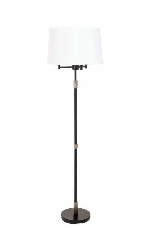 Killington Floor Lamp Black And Polished Nickel House of Troy KL300-BLKPN