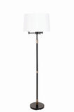 Killington Floor Lamp Black And Polished Nickel House of Troy KL300-BLKPN