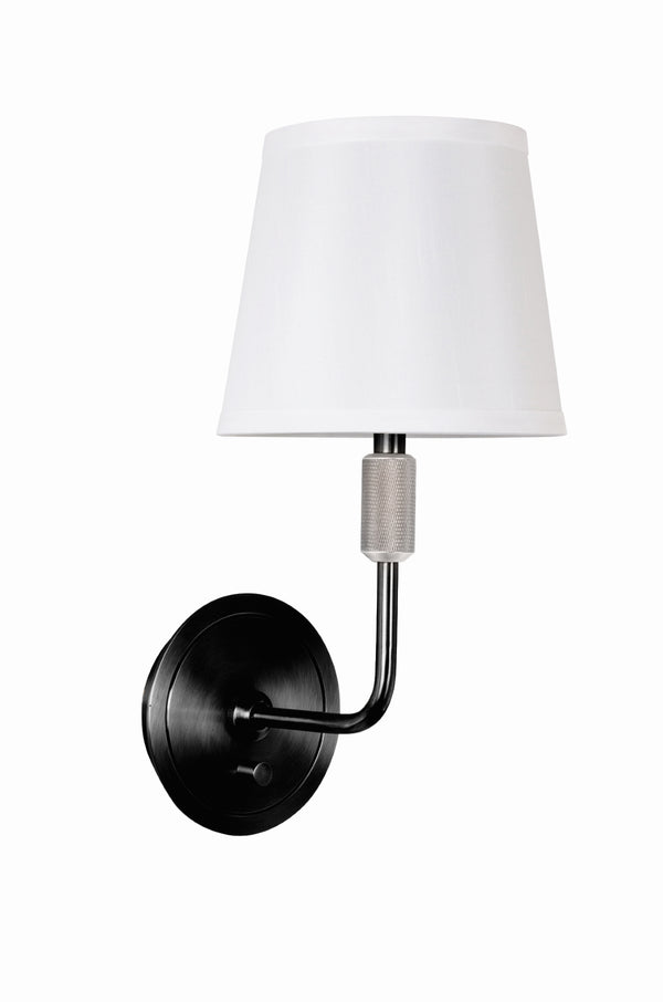 Killington Wall Lamp Black And Polished Nickel House of Troy KL325-BLKPN