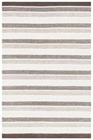 Kilim 151  Flat Weave 80% Wool 20% Cotton Rug Ivory / Brown