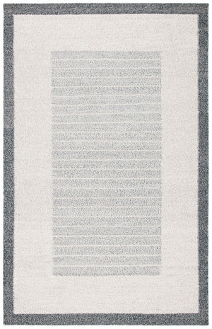 Kilim 155  Flat Weave 80% Wool 20% Cotton Rug Ivory / Grey