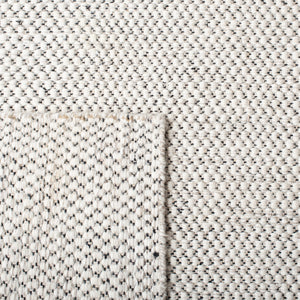 Kilim 375 Flat Weave 80% Wool, 20% Cotton Rug Ivory 80% Wool, 20% Cotton KLM375A-5