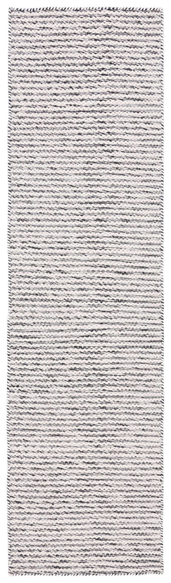 Kilim 378 Flat Weave 80% Wool, 20% Cotton Rug Black / Ivory 80% Wool, 20% Cotton KLM378Z-29