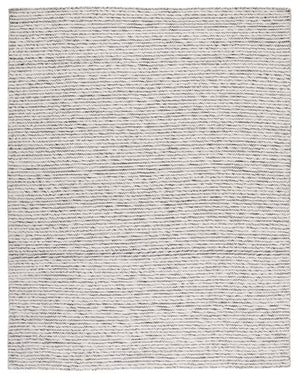 Kilim 378 Flat Weave 80% Wool, 20% Cotton Rug Black / Ivory 80% Wool, 20% Cotton KLM378Z-8