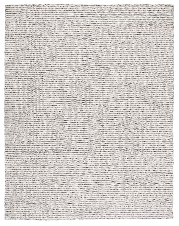 Kilim 378 Flat Weave 80% Wool, 20% Cotton Rug Black / Ivory 80% Wool, 20% Cotton KLM378Z-8