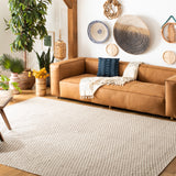 Kilim 379 Flat Weave 80% Wool, 20% Cotton Rug Light Brown / Ivory 80% Wool, 20% Cotton KLM379T-8