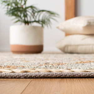 Safavieh Kilim 453 Hand Woven 90% Jute/10% Wool Contemporary Rug KLM453G-27