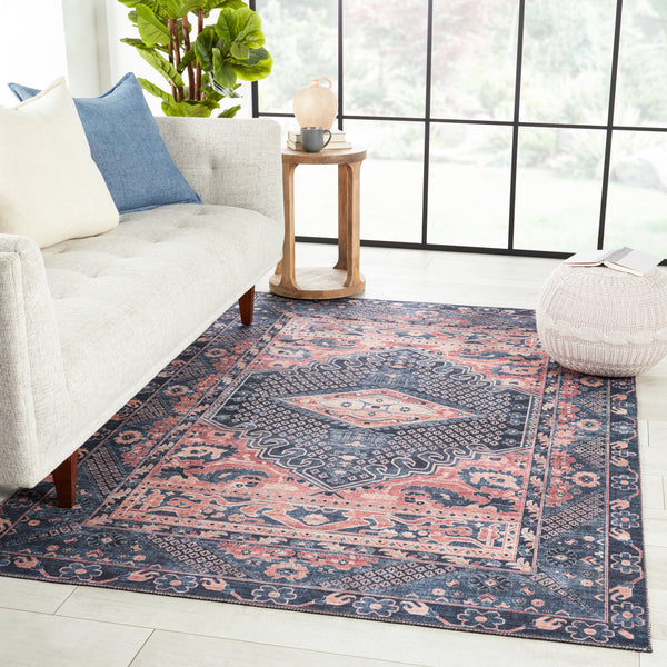 Jaipur Living Keyara By Nikki Chu Collection KNC02 Issa 100% Polyester Machine Made Global Medallion Rug RUG152570