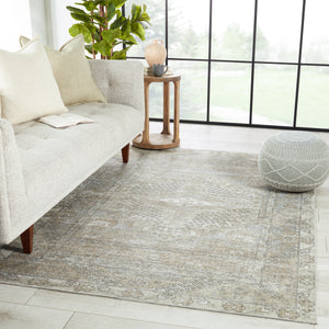 Jaipur Living Keyara By Nikki Chu Collection KNC03 Issa 100% Polyester Machine Made Global Medallion Rug RUG152574