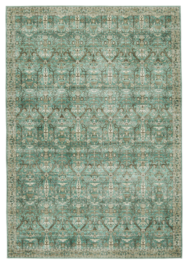 Jaipur Living Keyara By Nikki Chu Collection KNC05 Razi 100% Polyester Machine Made Global Trellis Rug RUG152582