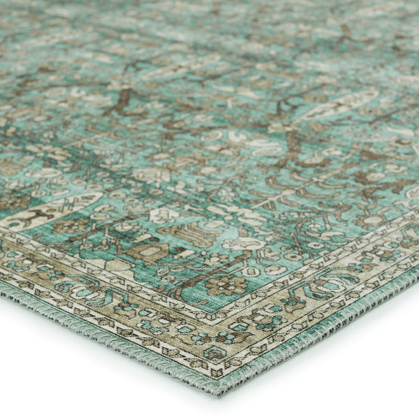 Jaipur Living Keyara By Nikki Chu Collection KNC05 Razi 100% Polyester Machine Made Global Trellis Rug RUG152582