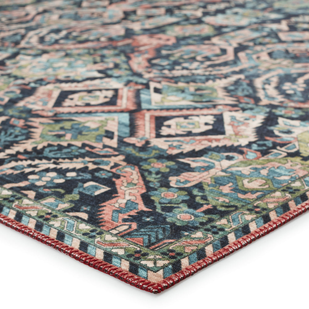 Jaipur Living Keyara By Nikki Chu Collection KNC06 Teleza 100% Polyester Machine Made Global Trellis Rug RUG152586
