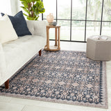 Jaipur Living Keyara By Nikki Chu Collection KNC07 Dalia 100% Polyester Machine Made Global Trellis Rug RUG152590