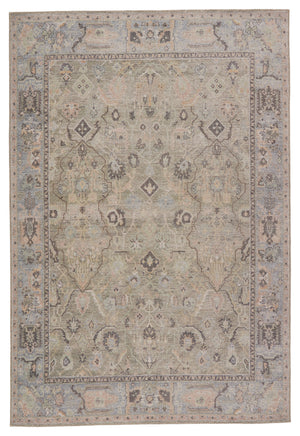 Jaipur Living Avin Oriental Green/ Blue Area Rug (6'X9')