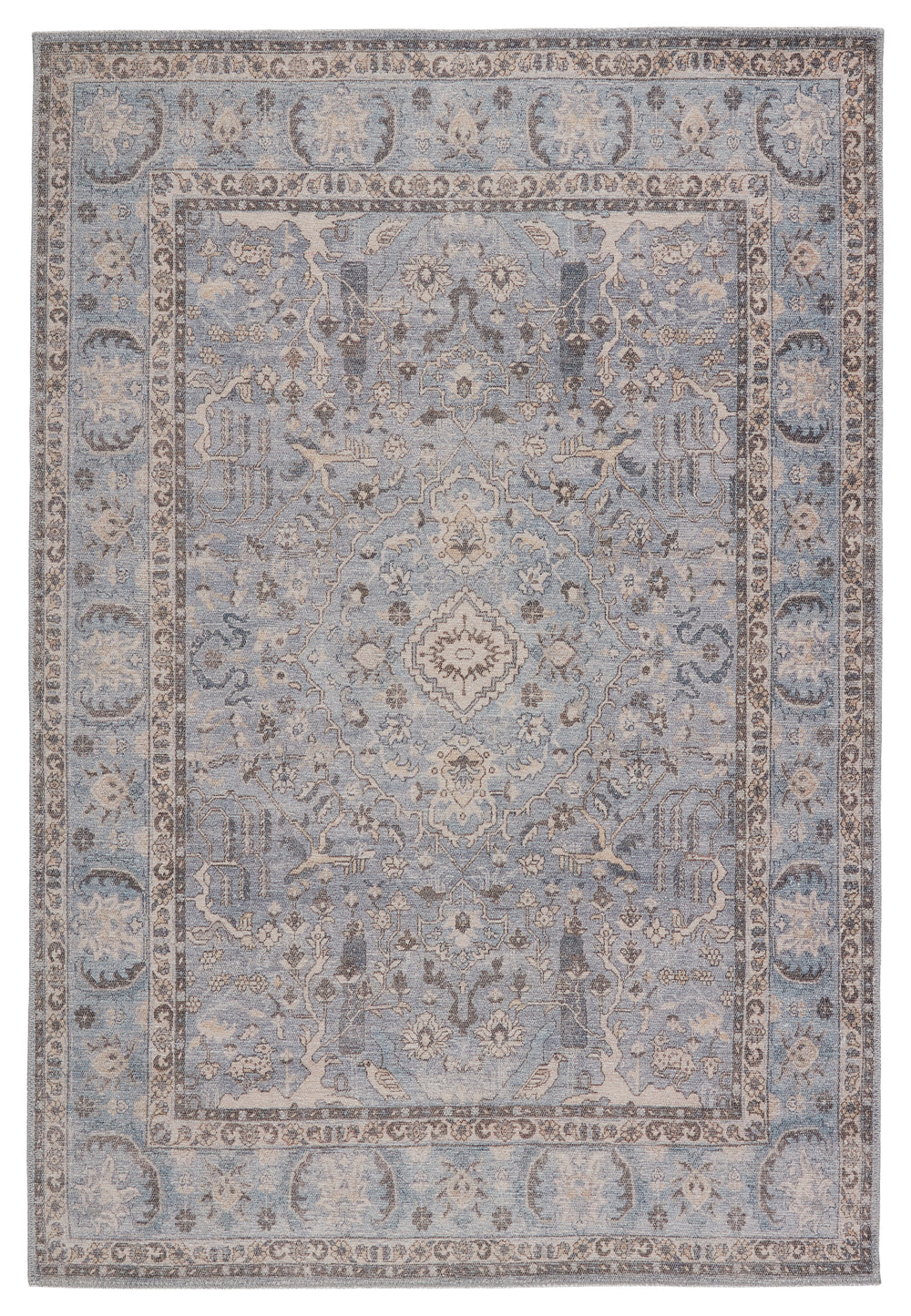 Jaipur Living Kadin Medallion Blue/ Gray Area Rug (6'X9')