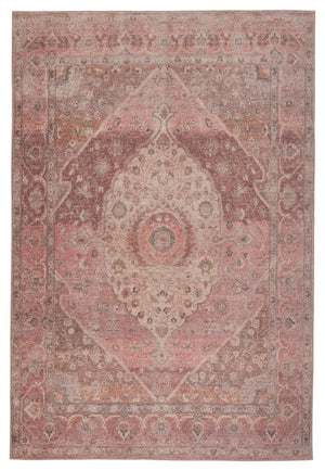 Jaipur Living Kindred Collection KND13 Ozan 100% Polyester Machine Made Updated Traditional Medallion Rug RUG149263