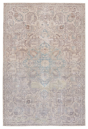 Jaipur Living Kindred Collection KND14 Parisa 100% Polyester Machine Made Updated Traditional Medallion Rug RUG150198
