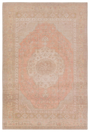 Jaipur Living Kindred Adeline KND18 Powerloomed Machine Made Indoor Updated Traditional Rug Orange 9' x 12'