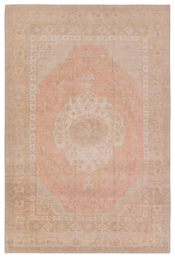 Jaipur Living Kindred Adeline KND18 Powerloomed Machine Made Indoor Updated Traditional Rug Orange 9' x 12'