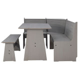 Waldron Corner Nook Set Grey Kit