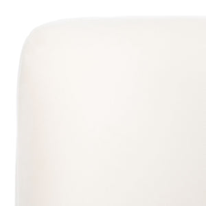 Safavieh Nolita Dining Chair Cream Fabric / Wood / Metal KNT4086J