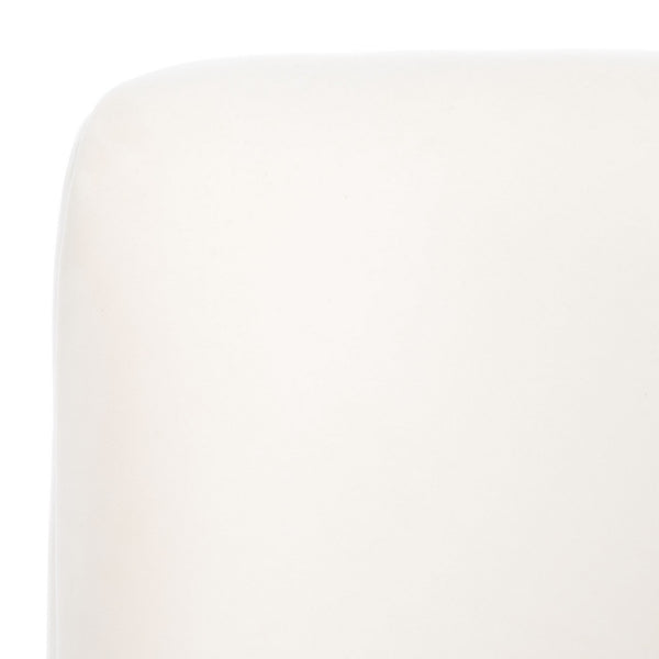 Safavieh Nolita Dining Chair Cream Fabric / Wood / Metal KNT4086J