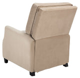 Leona Tufted Recliner Light Grey Wood / Fabric / Metal / Foam KNT4094B