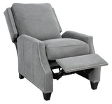Thoreau Leather Recliner Cement Wood / Fabric / Metal / Foam KNT4095A