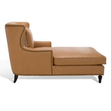 Safavieh Jamie Upholstered Chaise Lounge Light Brown KNT4108D