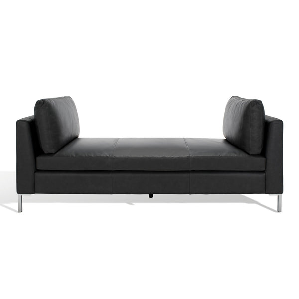 Safavieh Tatianna Leather Bench Black KNT4109A