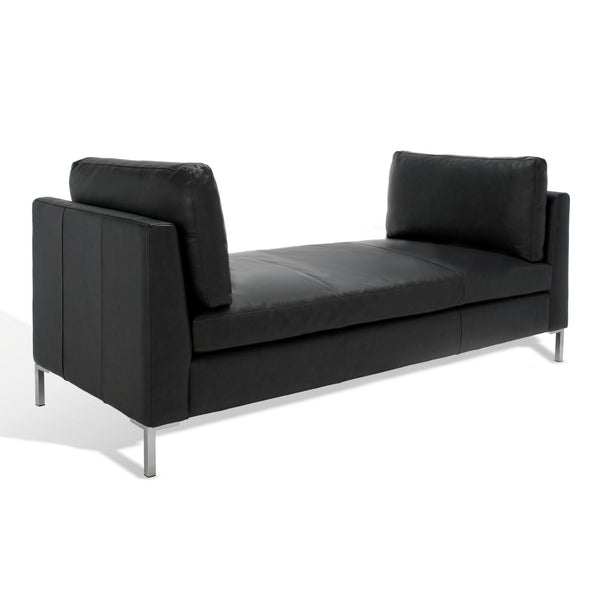 Safavieh Tatianna Leather Bench Black KNT4109A
