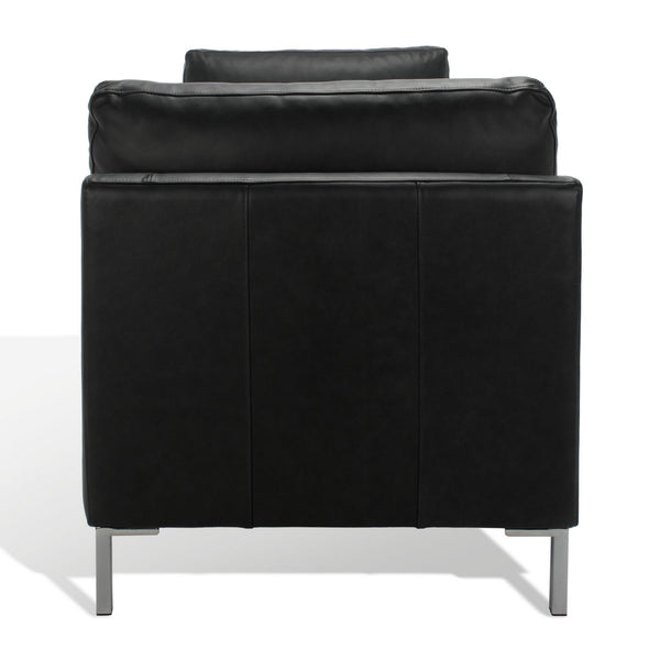 Safavieh Tatianna Leather Bench Black KNT4109A