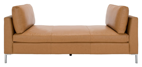 Safavieh Tatianna Leather Bench Light Brown KNT4109B