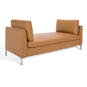 Safavieh Tatianna Leather Bench Light Brown KNT4109B