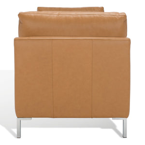 Safavieh Tatianna Leather Bench Light Brown KNT4109B