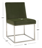 Safavieh Jenette Velvet Dining Chair KNT7042E