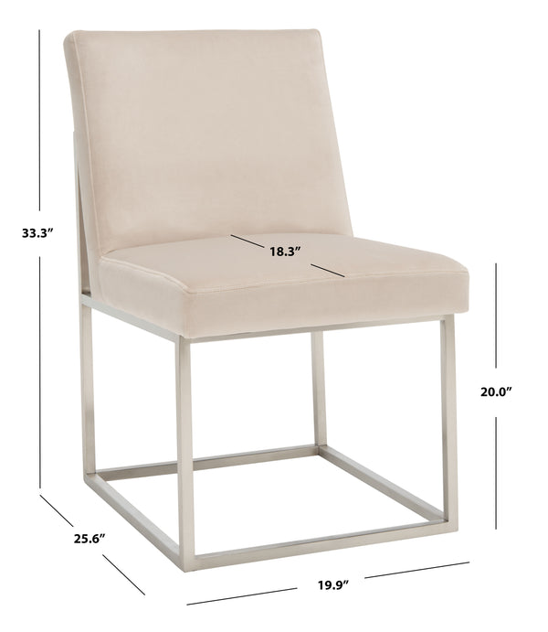 Safavieh Jenette Velvet Dining Chair KNT7042F