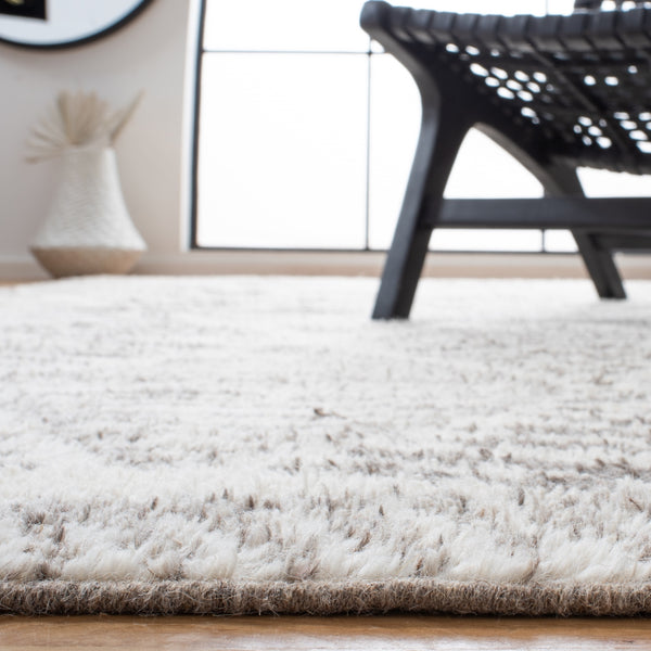 Kenya 175 Hand Knotted 100% Wool Pile Rug Grey / Ivory 100% Wool Pile KNY175F-6