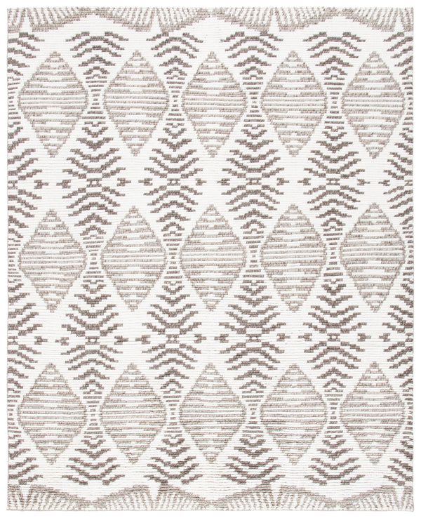 Kenya 175 Hand Knotted 100% Wool Pile Rug Grey / Ivory 100% Wool Pile KNY175F-8