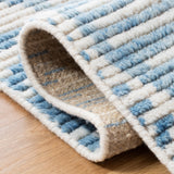 Kenya 175 Hand Knotted 80% Wool, 20% Cotton Rug Light Blue / Ivory 80% Wool, 20% Cotton KNY175L-6