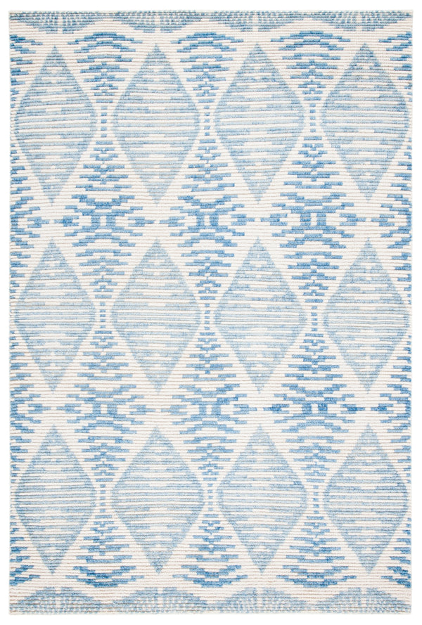 Kenya 175 Hand Knotted 80% Wool, 20% Cotton Rug Light Blue / Ivory 80% Wool, 20% Cotton KNY175L-6